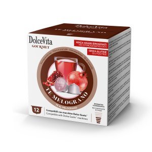 Dolce Vita 12 capsule Nescafè Dolce Gusto®* Tè al Melograno winter summer